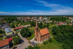 Parafia Wielbark Kościół z góry