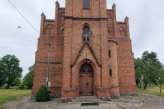 Parafia Wielbark Kościół wejście